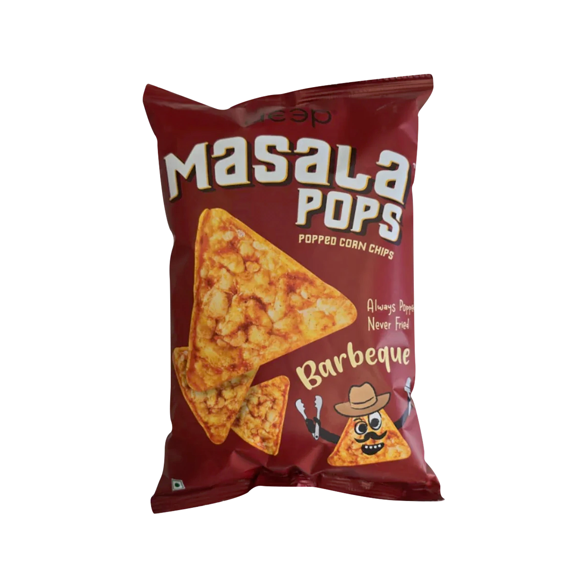 Deep - Masala Pops (Popped Corn Chips Barbeque) | 80g