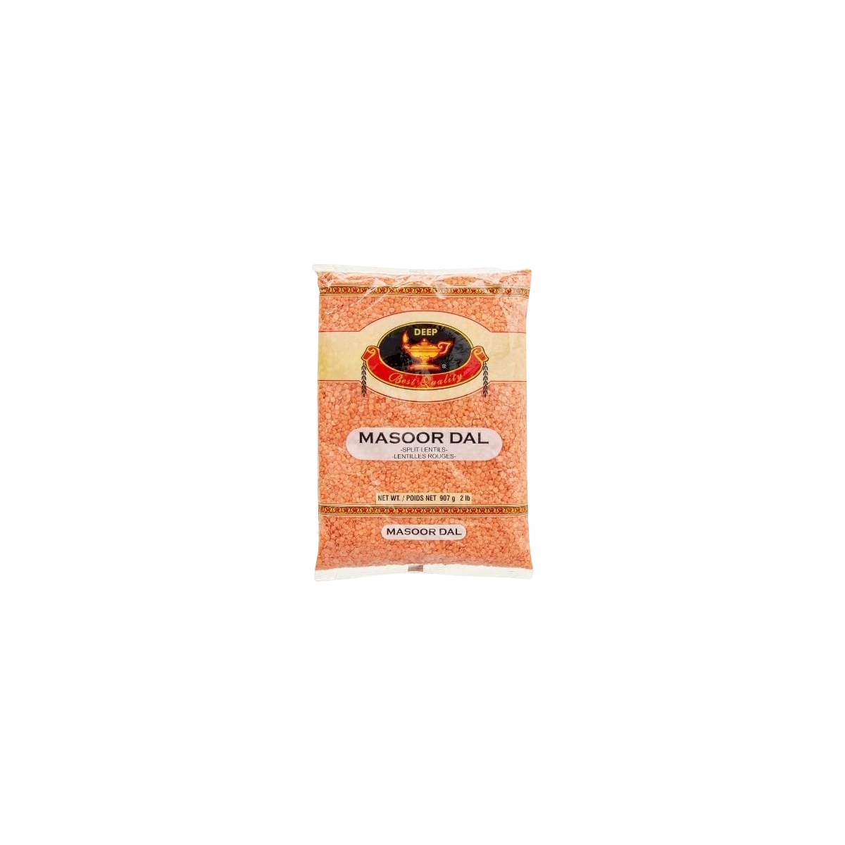 Deep - Masoor Dal Indian (Red Split Lentil without skin) | 907g