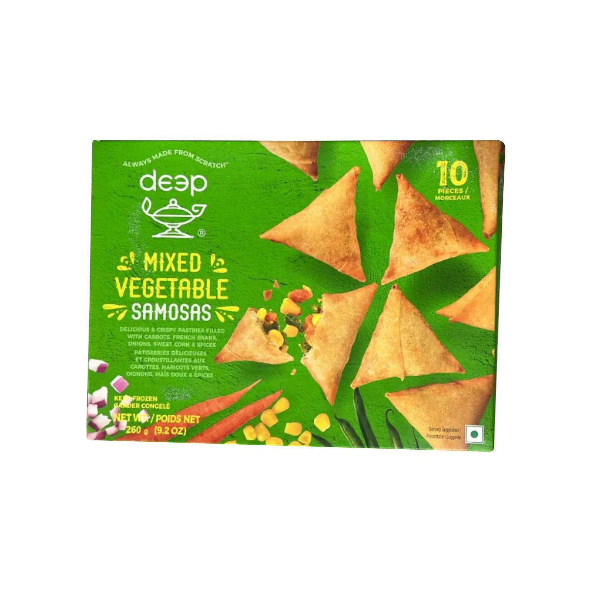 Deep - Mixed Vegetable Samosa | 10 Pcs