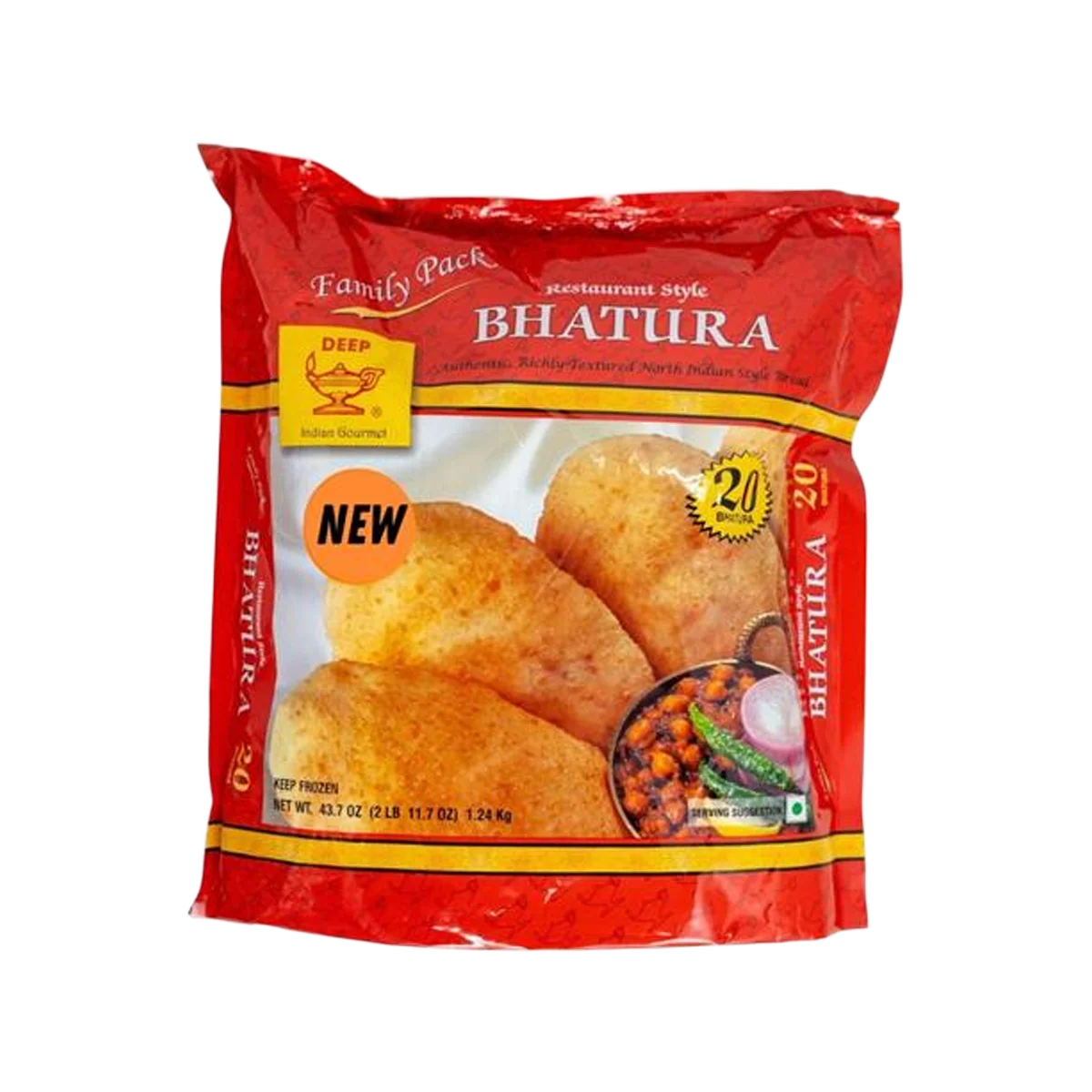 Deep - Bhatura Family Pack | 20 Pcs