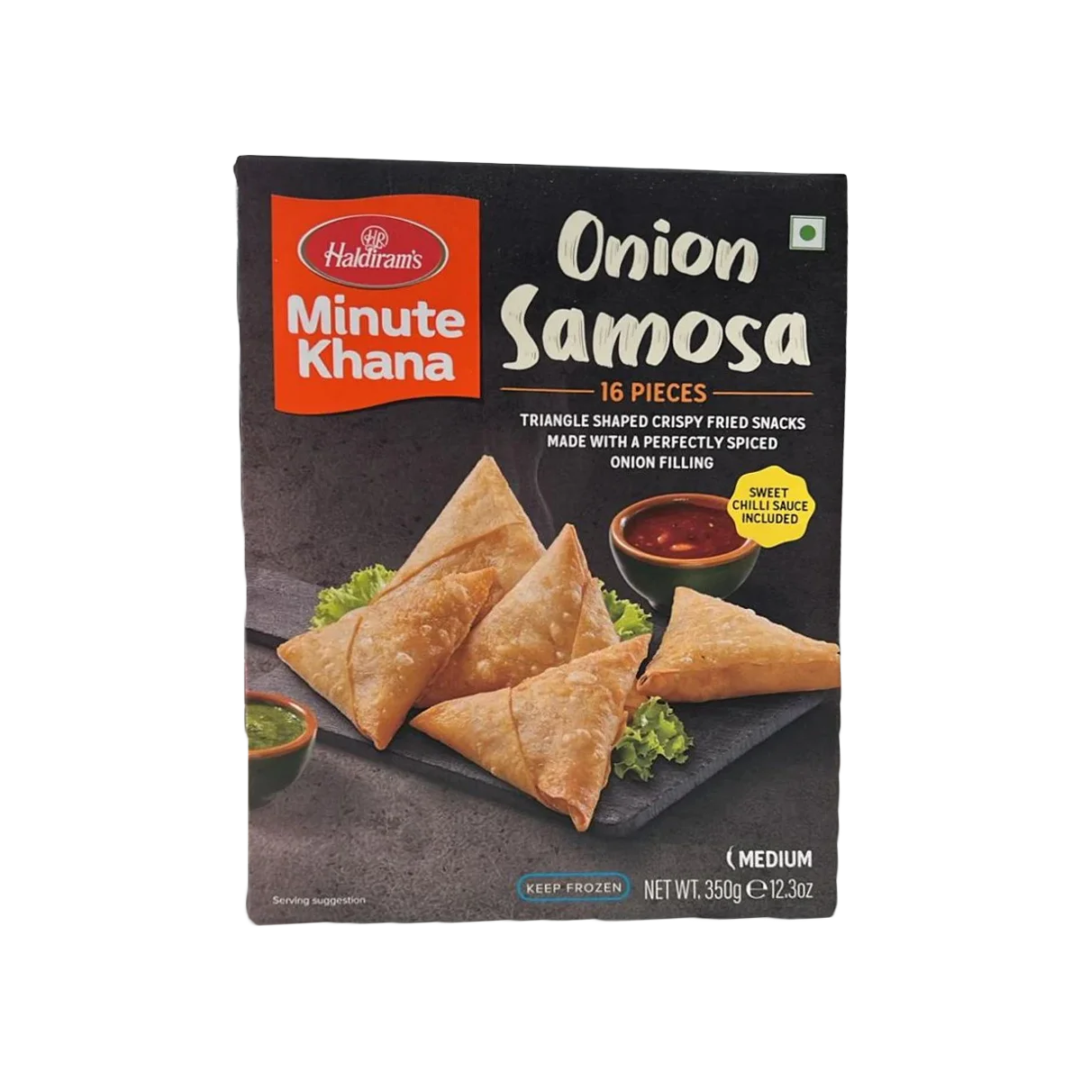 Haldiram's - Onion Samosa 350g | 16 Pcs