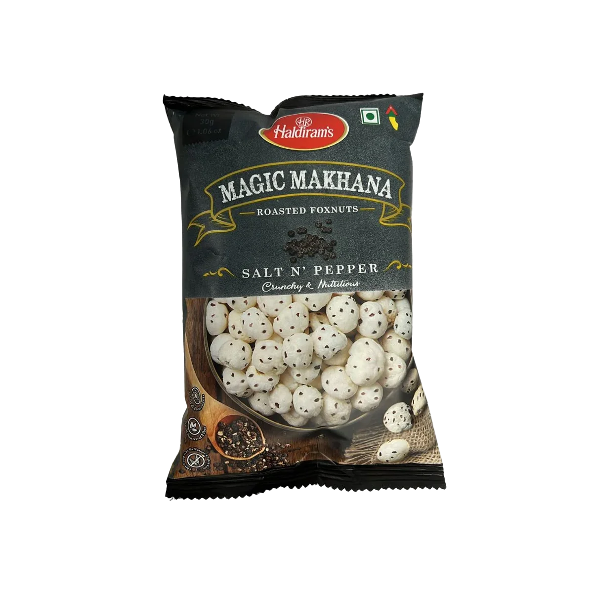 Haldiram's - Magic Makhana Salt N Pepper Roasted FoxNuts | 30g