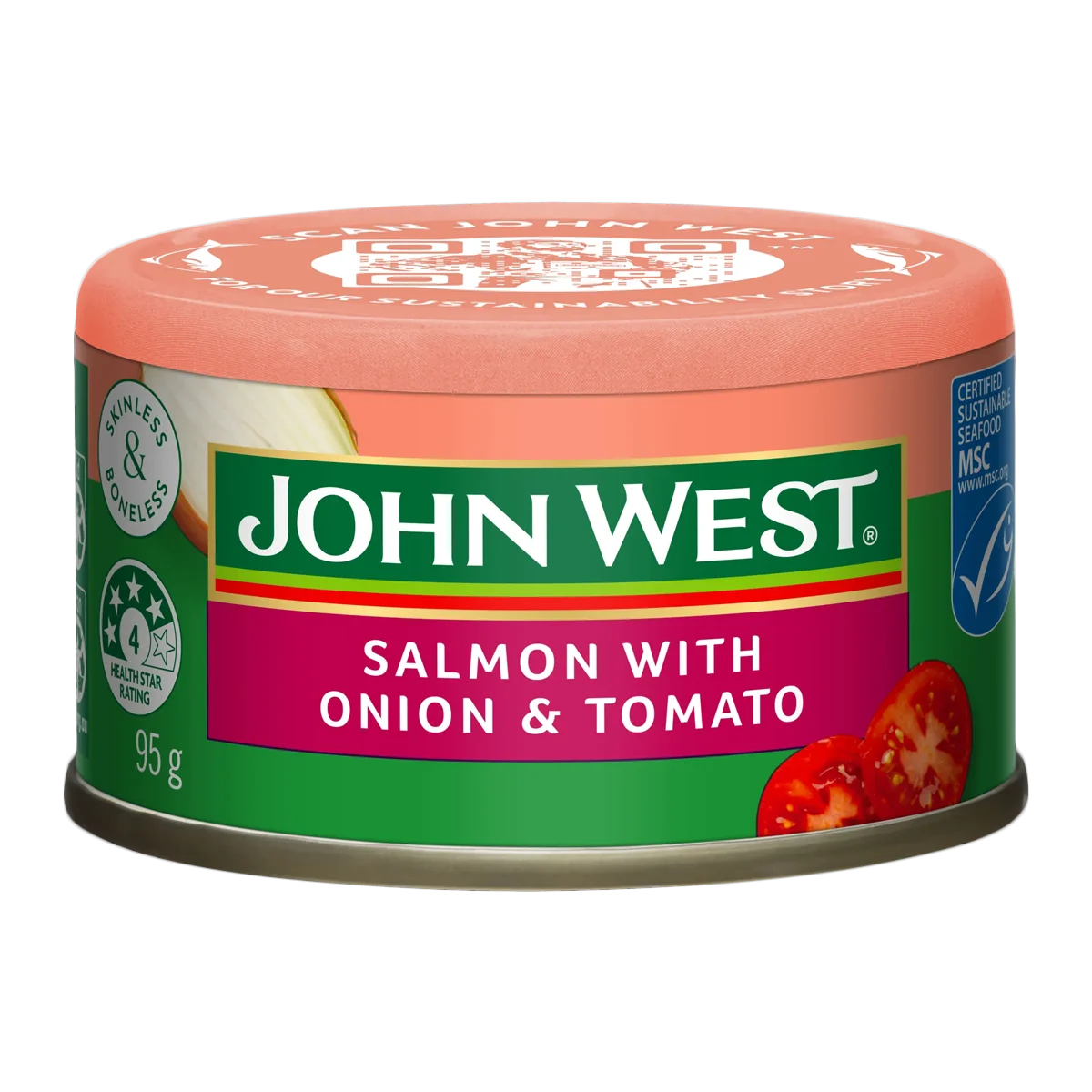 John West - Salmon Tempters Onion Tomato | 95g