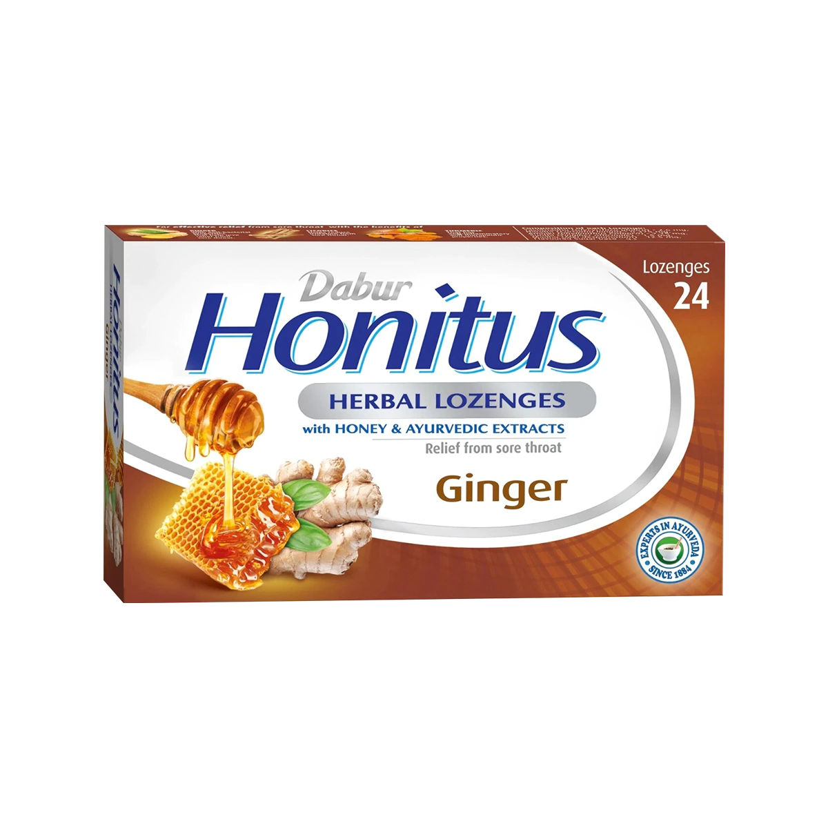Dabur - Honitus Lozenges Ginger | 24 Pack