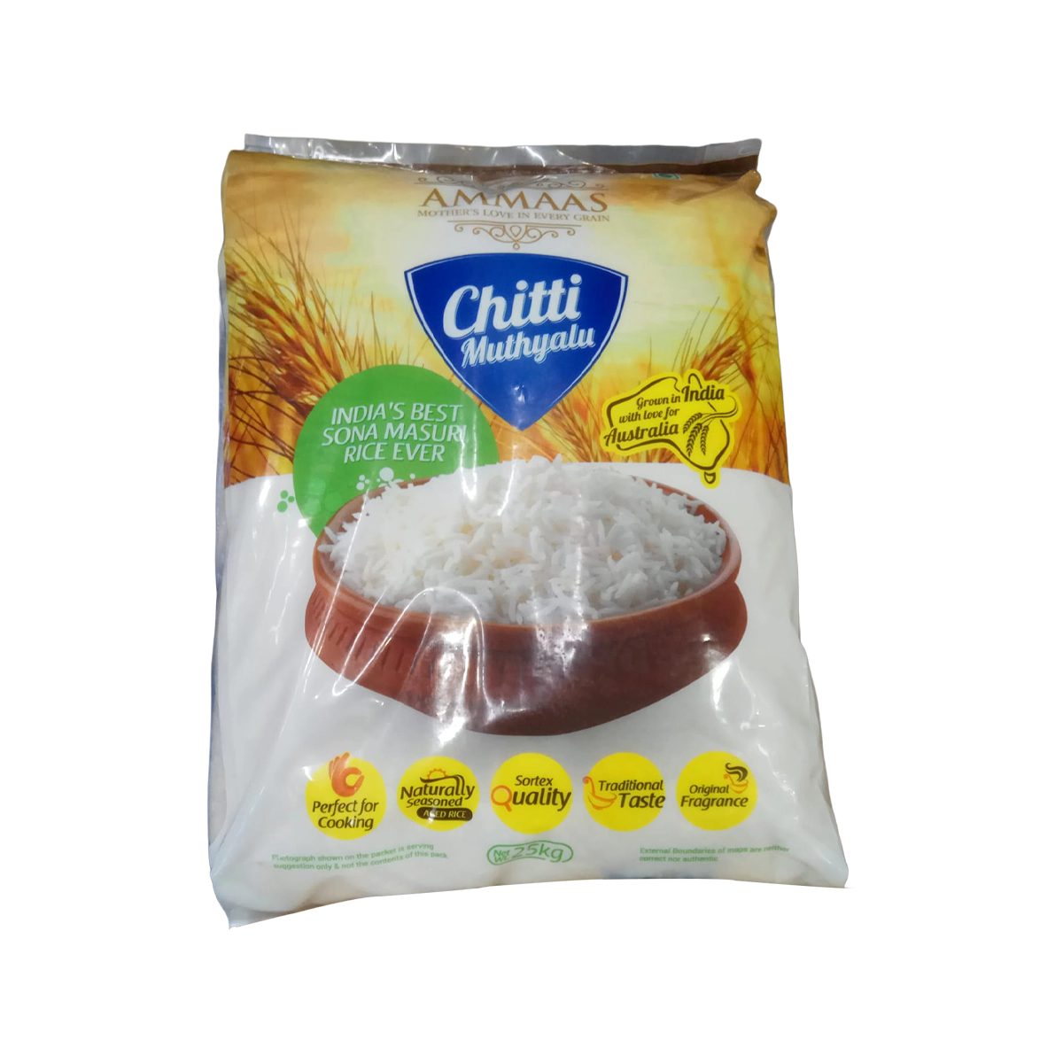 Ammaas - Chitti Muthyalu Rice | 25kg