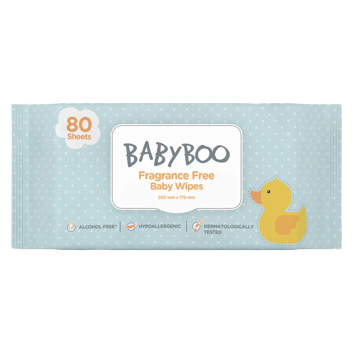 BabyBoo - Baby Wipes Unscented | 80 Pack