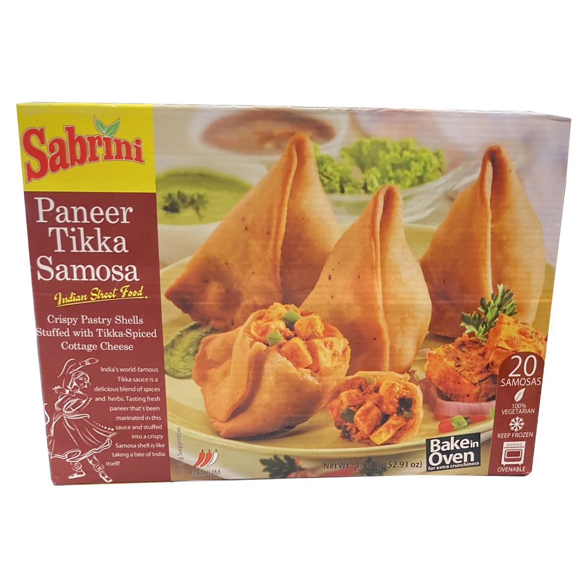Sabrini - Paneer Tikka Samosa | 1.5kg