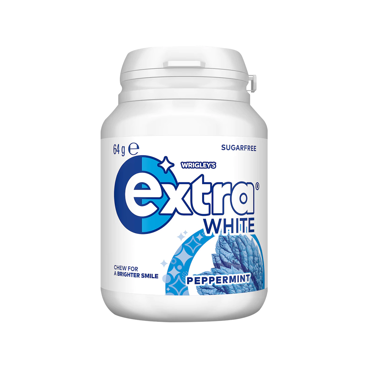 Wrigley’s - Extra White Peppermint Chewing Gum Sugarfree | 64g