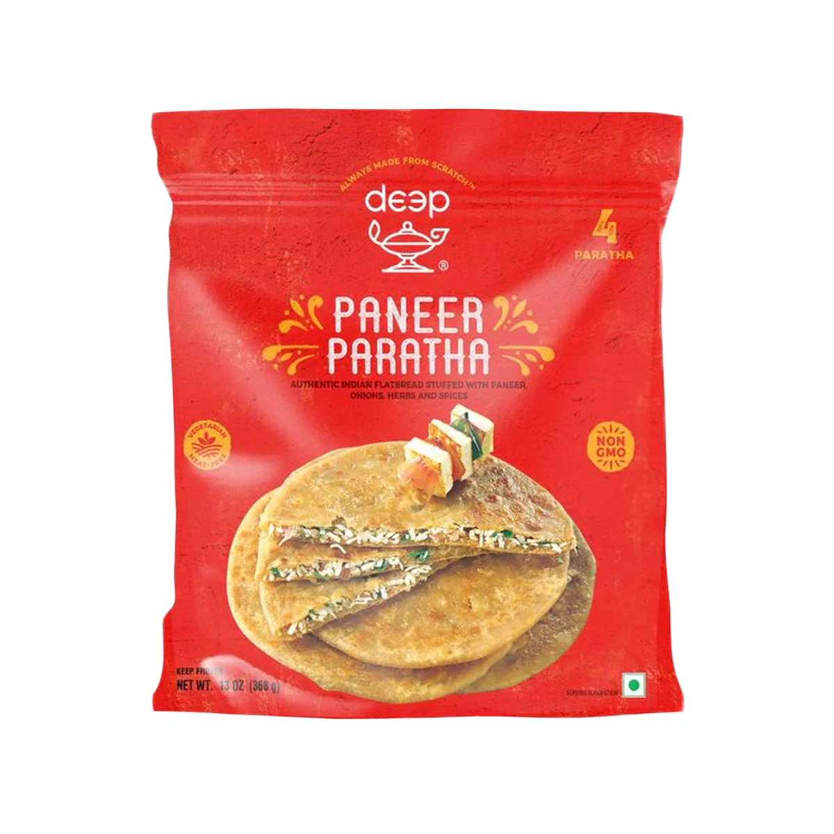 Deep - Homestyle Paneer Paratha | 4 Pcs