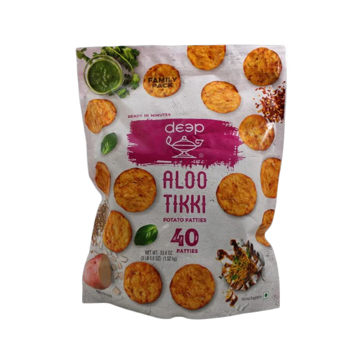 Deep - Aloo Tikki | 40 Pcs
