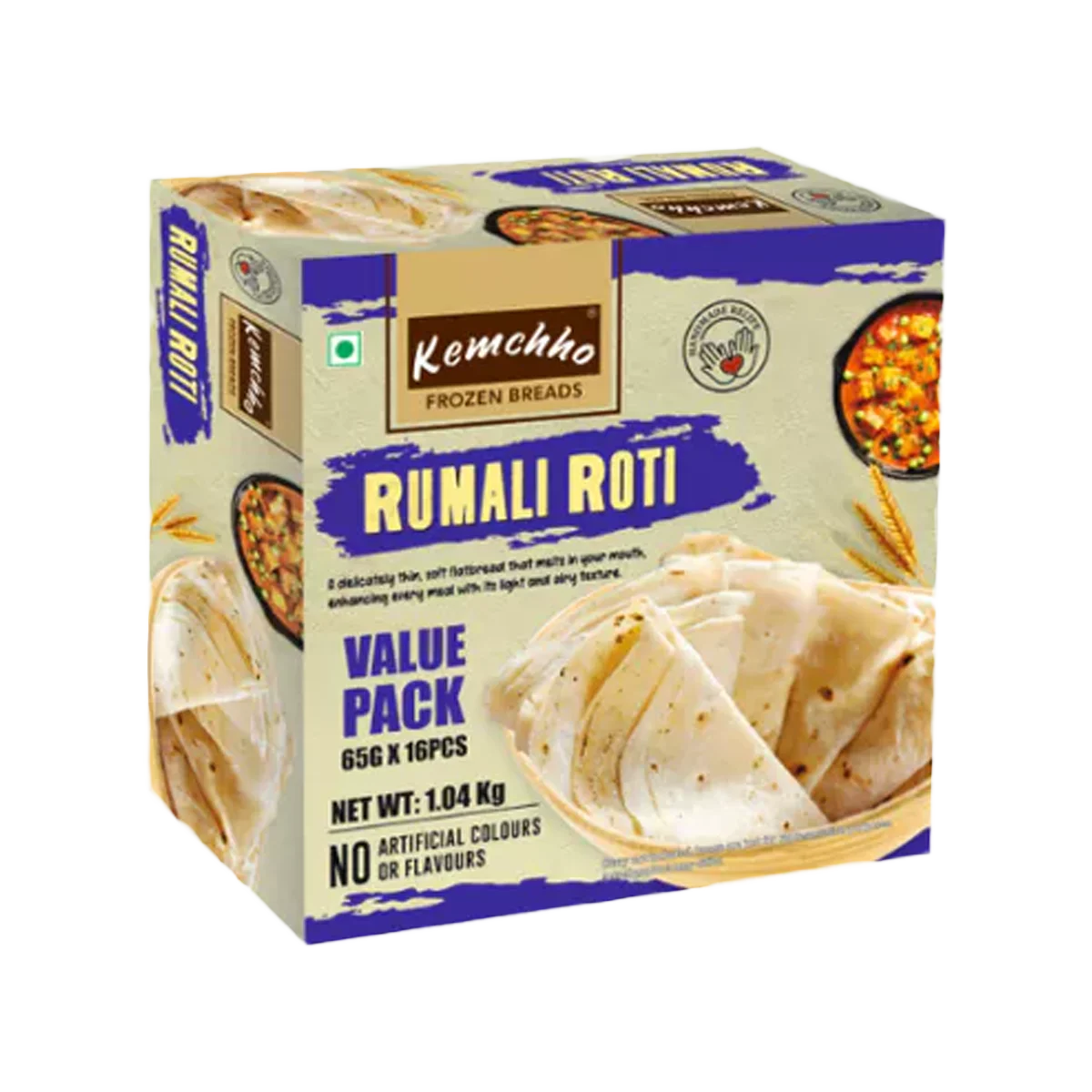 Kemchho - Rumali Roti 1.04Kg | 16 Pcs