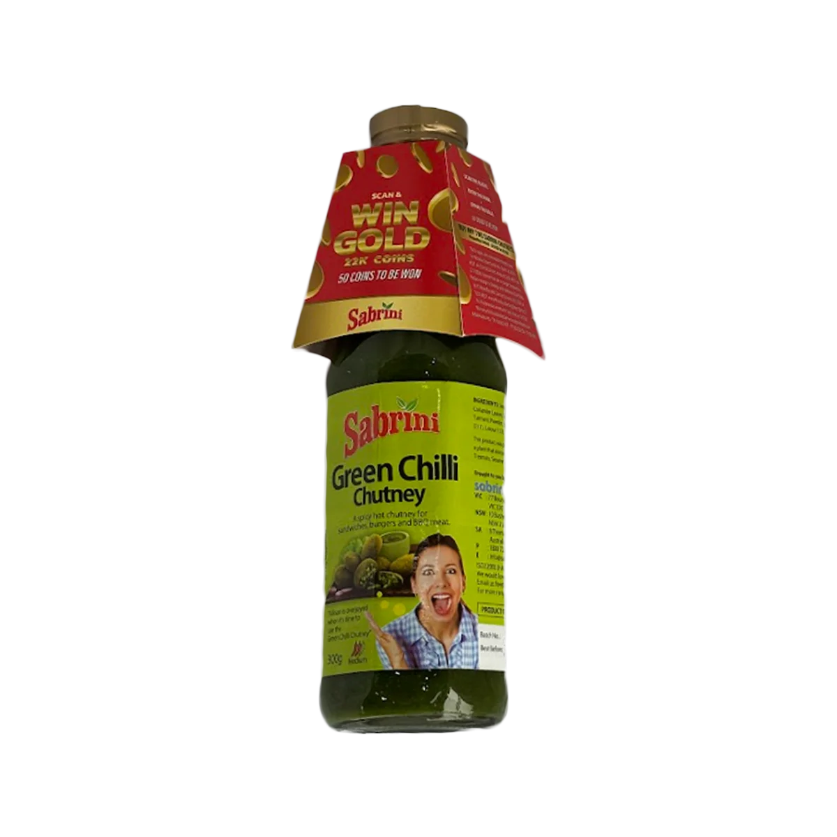 Sabrini - Green Chilli Chutney | 300g