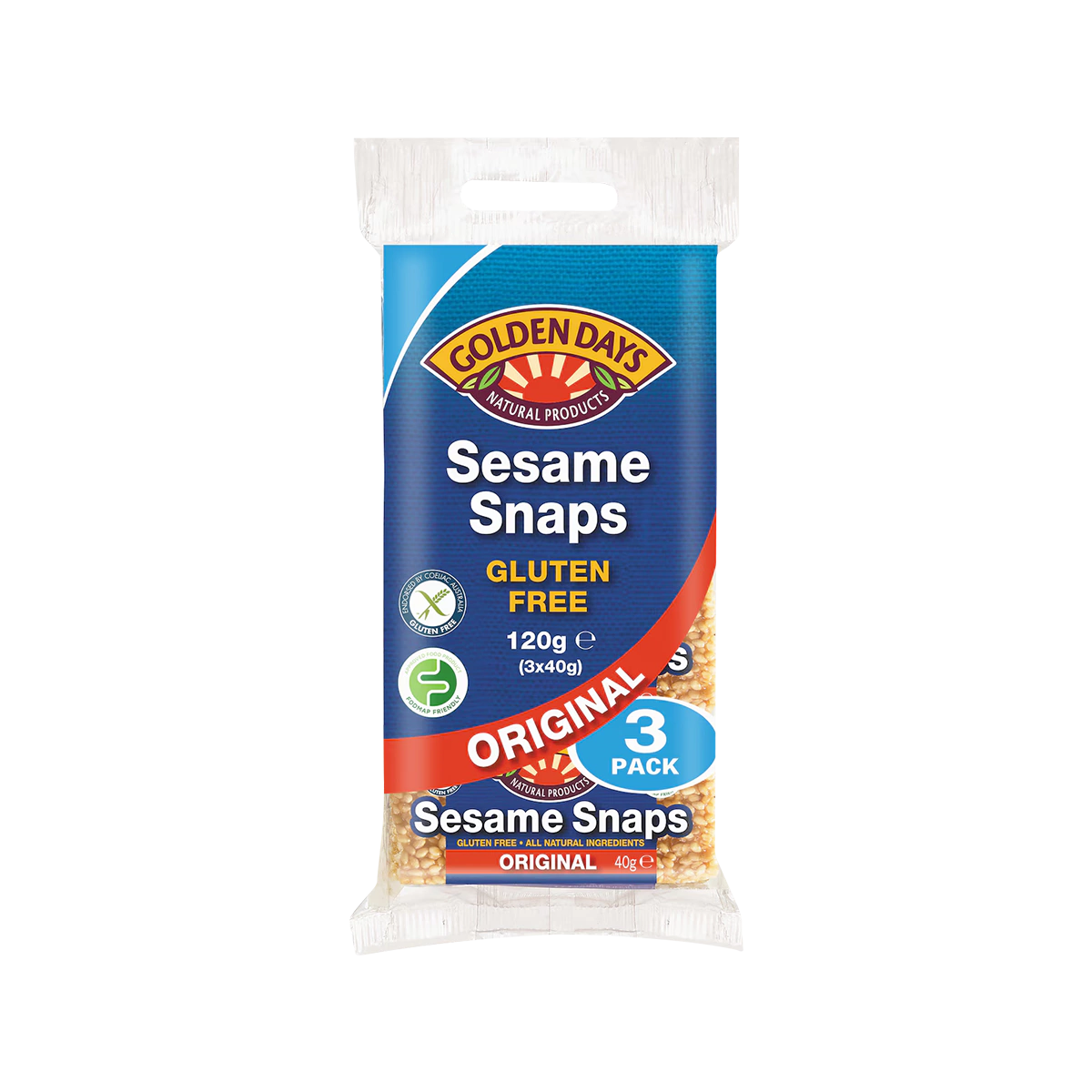 Golden Days - Sesame Snaps | 40g