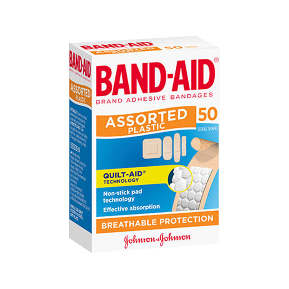 Johnson & Johnson - Band Aid Plastic | 50 Pack