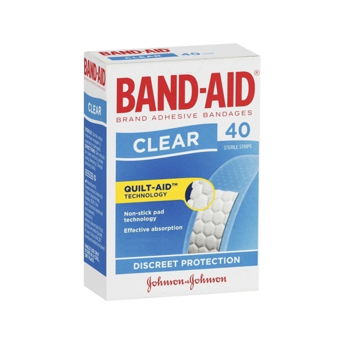Johnson & Johnson - Band Aid Clear | 40 Pack