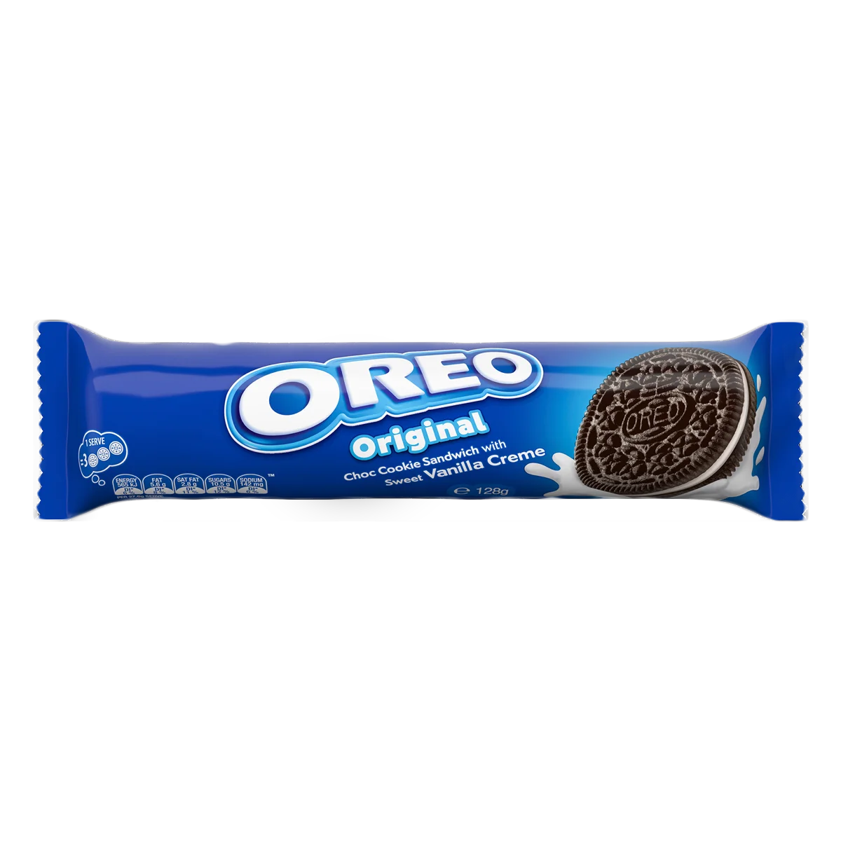 Oreo - Original Chocolate Cookie Vanilla Creme Sandwich Biscuits | 128g