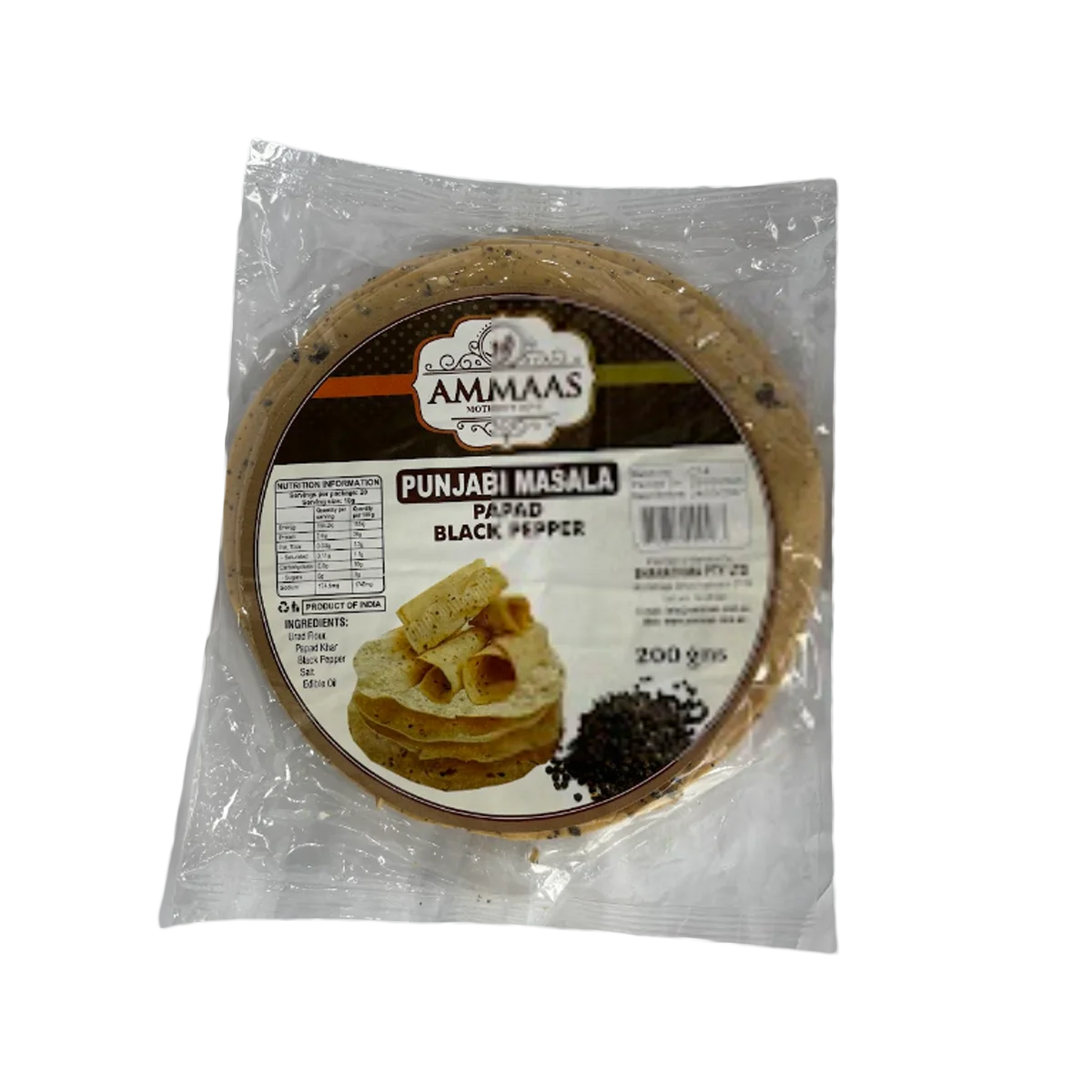 Ammaas - Papad Punjabi Masala | 200g