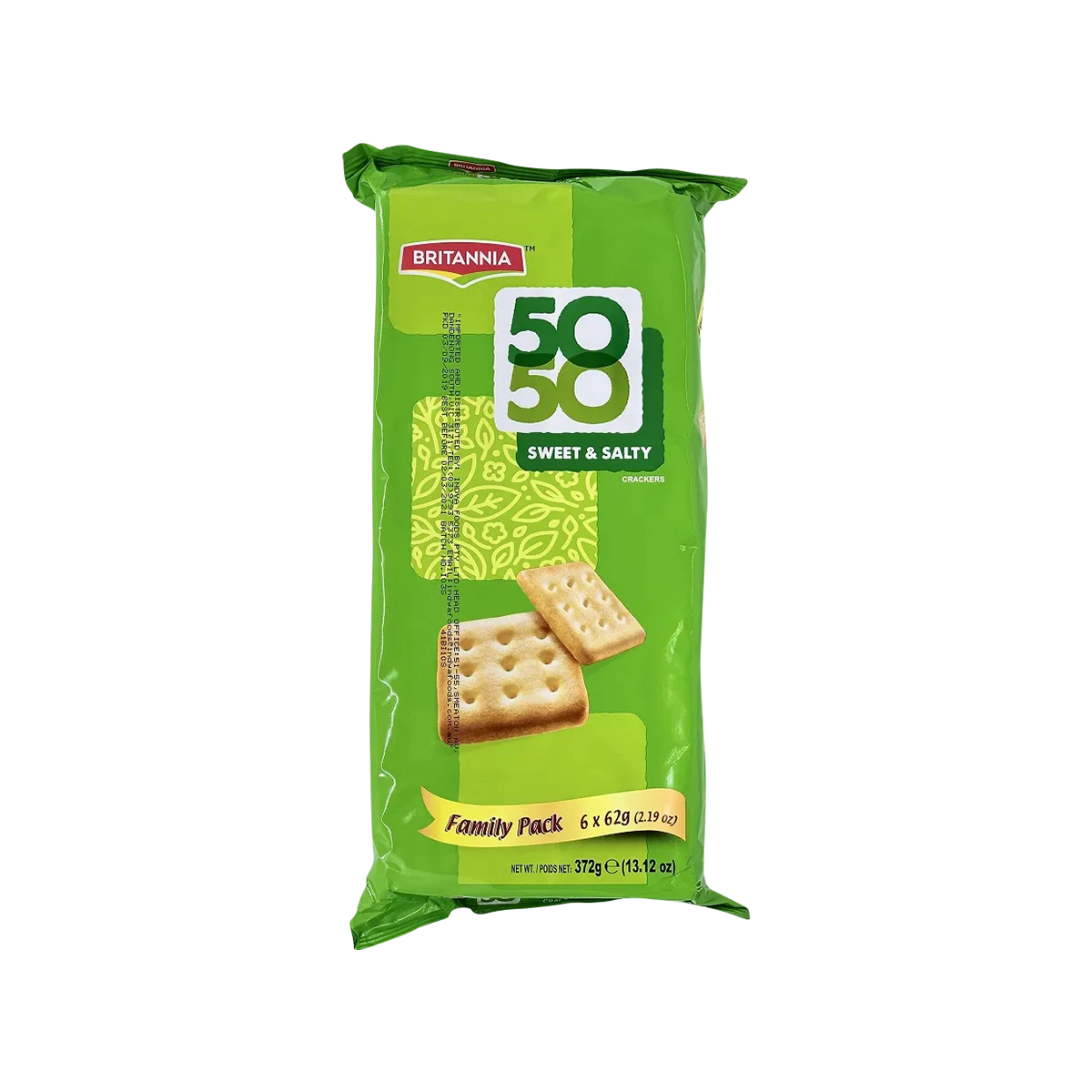Britannia - Fifty Fifty 6x62g Value Pack | 372g