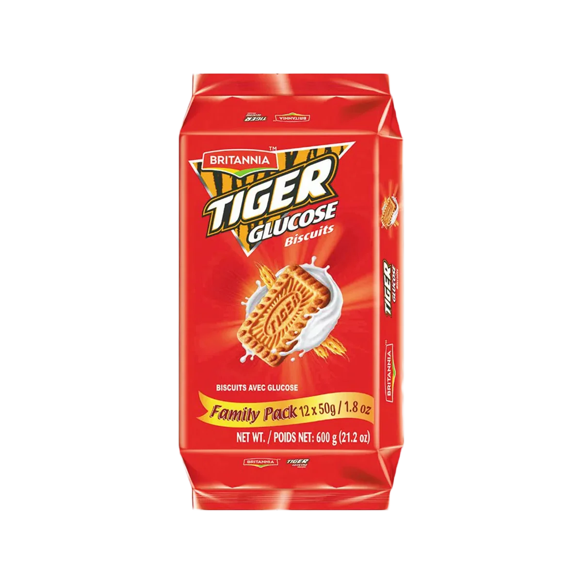Britannia - Tiger Glucose Biscuits 12x50g Value Pack | 600g