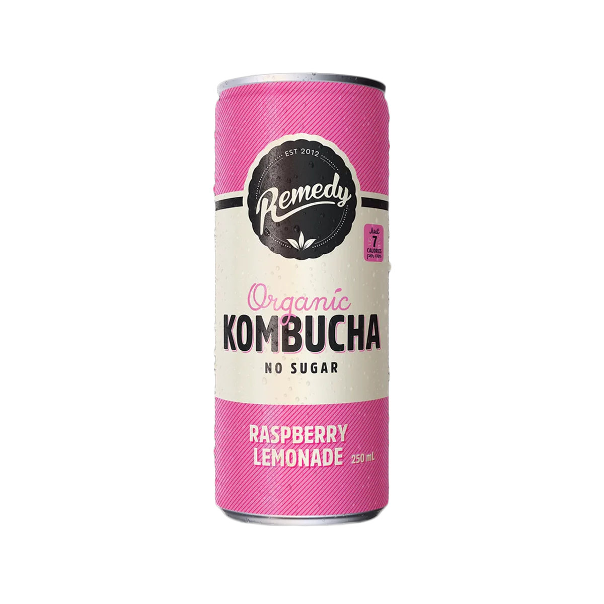 Remedy - Organic Kombucha Raspberry Lemonade No Sugar | 250ml