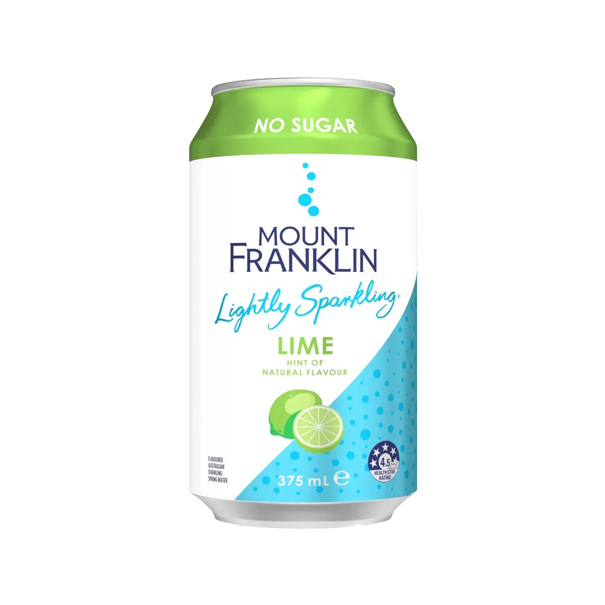 Mount Franklin - Light Sparkling Water Lime | 375ml