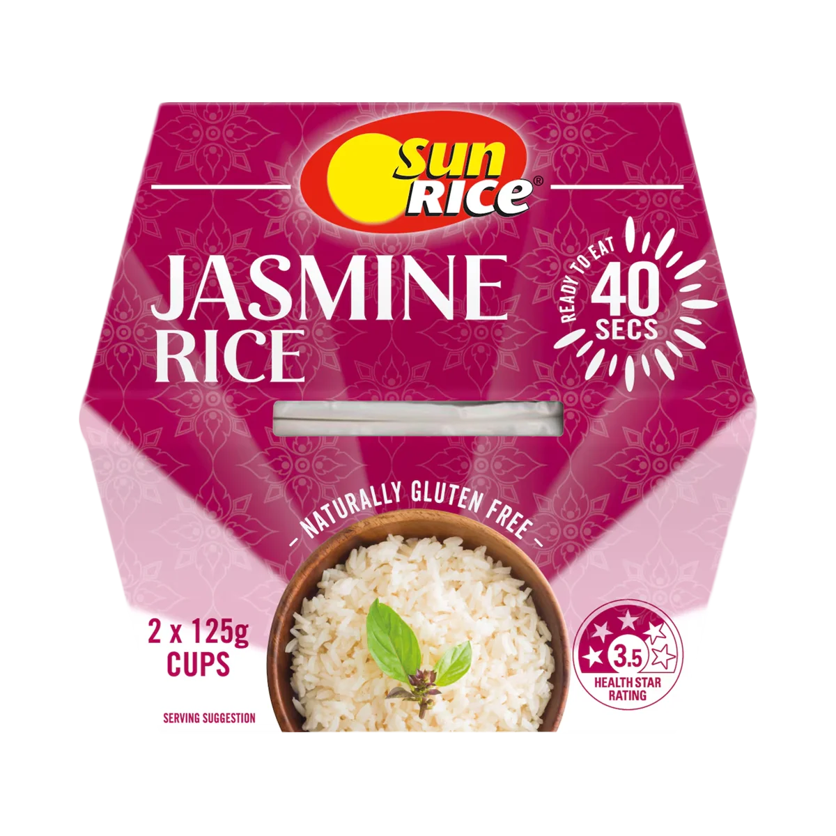 SunRice - Jasmine Rice Cup (2x125g) | 2 Pack