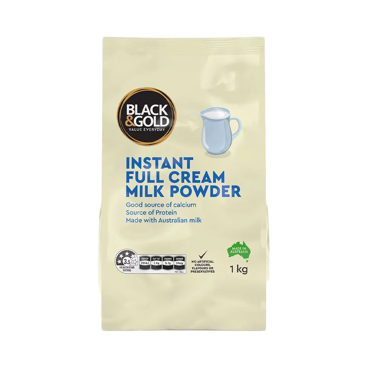 Black & Gold - Instant Full Cream Milk Powder | 1kg