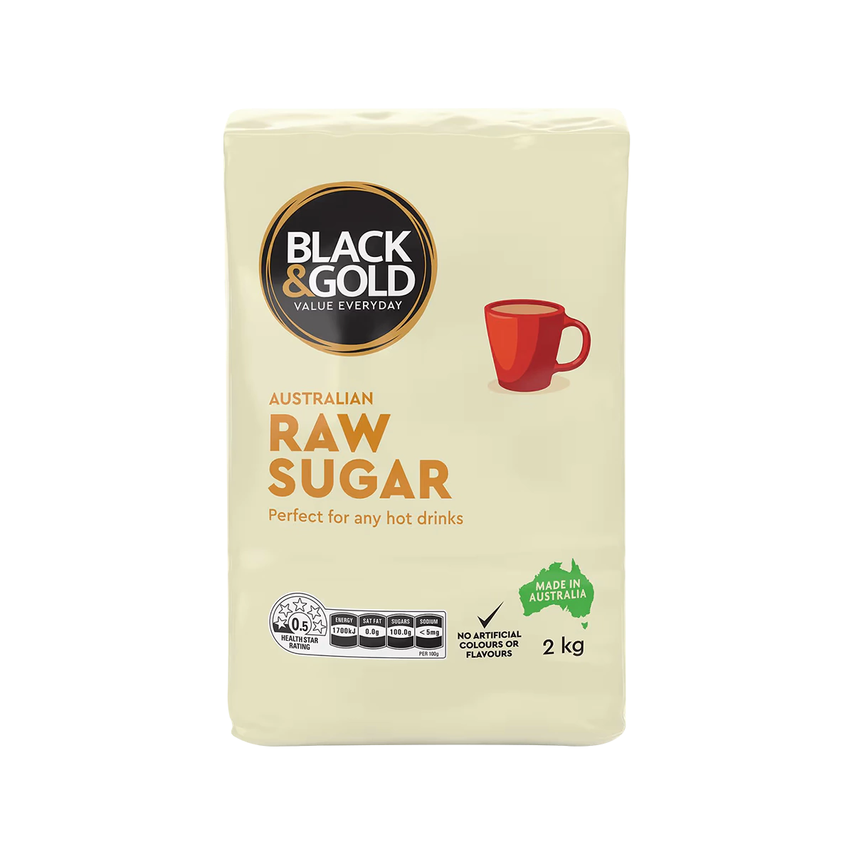Black & Gold - Raw Sugar | 2kg