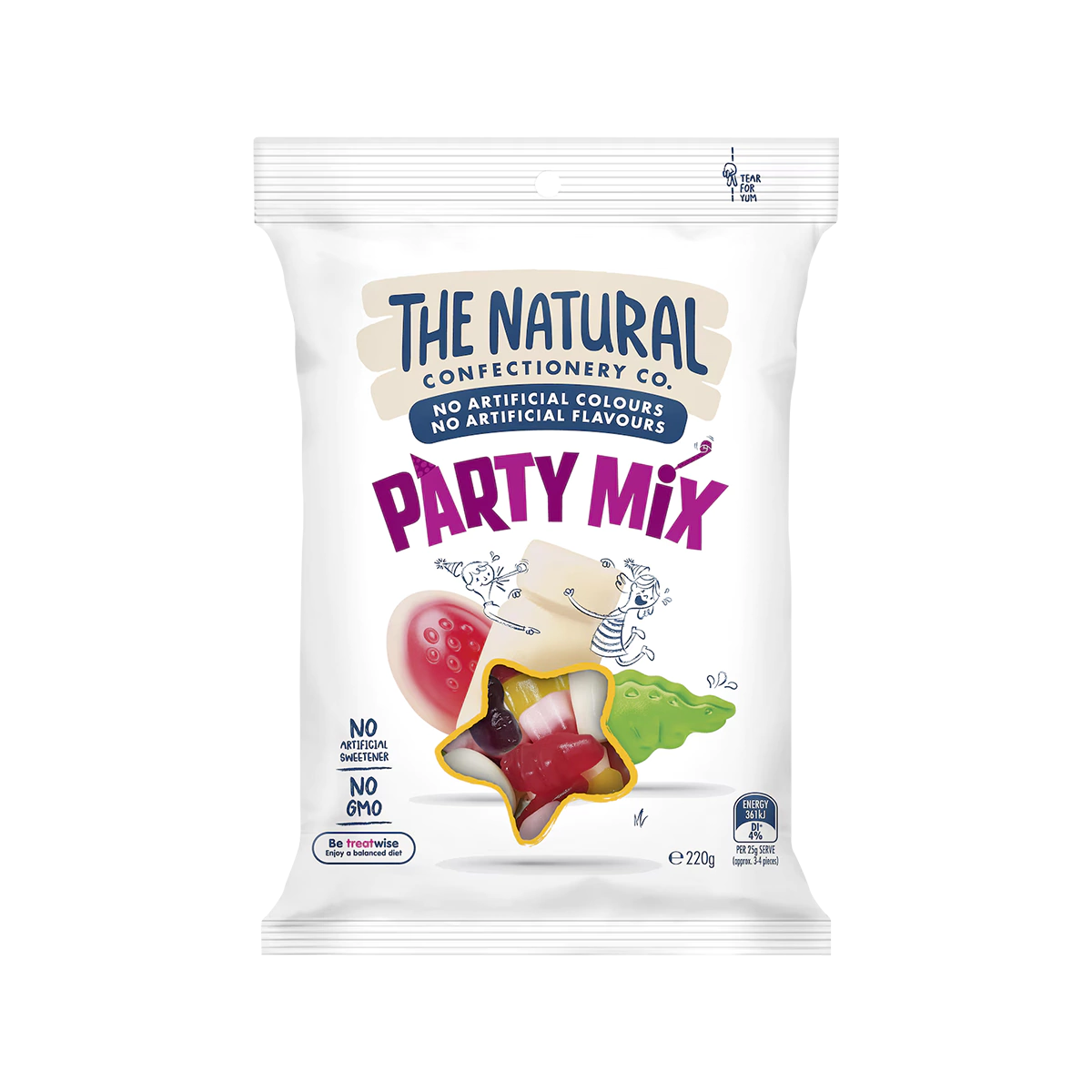 TNCC - The Natural Confectionery Co. Party Mix Lollie | 220g