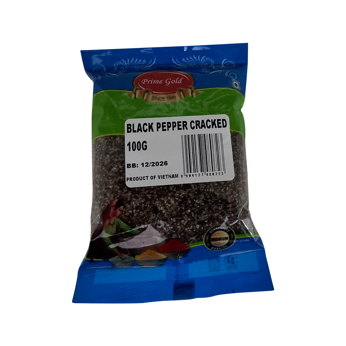Prime Gold - Black Pepper Cracked Crushed | 100g