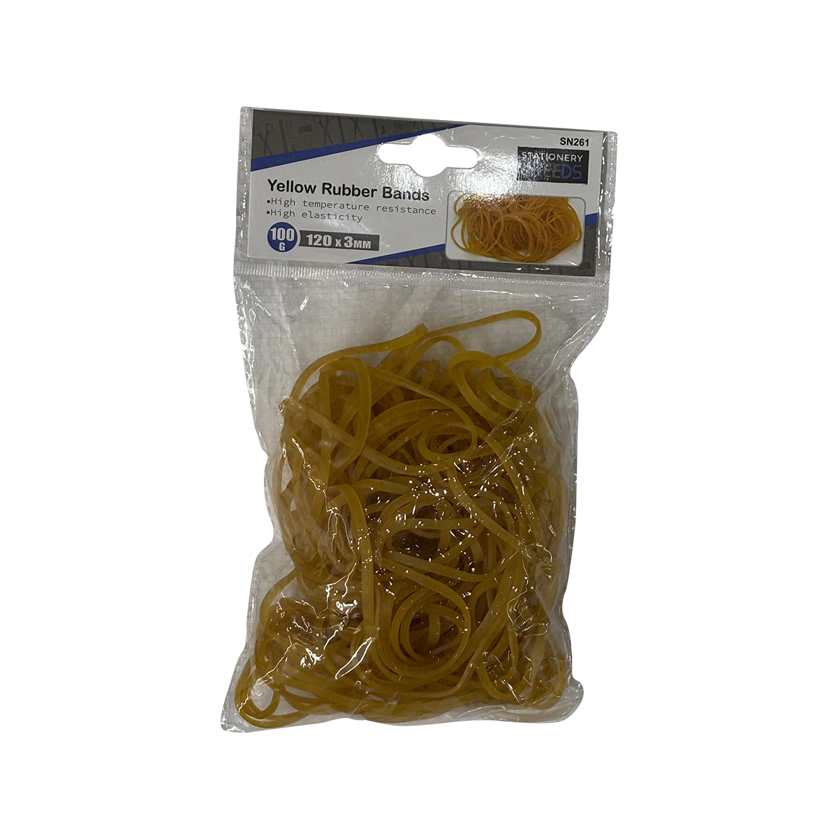Uber - Rubber Bands Plain | 100 Pack