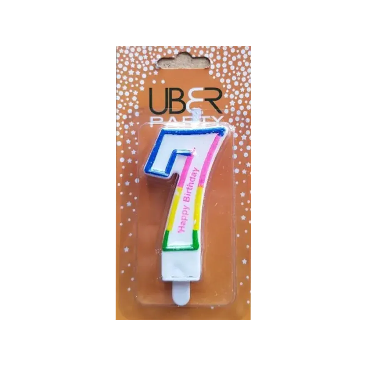 Uber - Number Candle 7 | 1 Pack