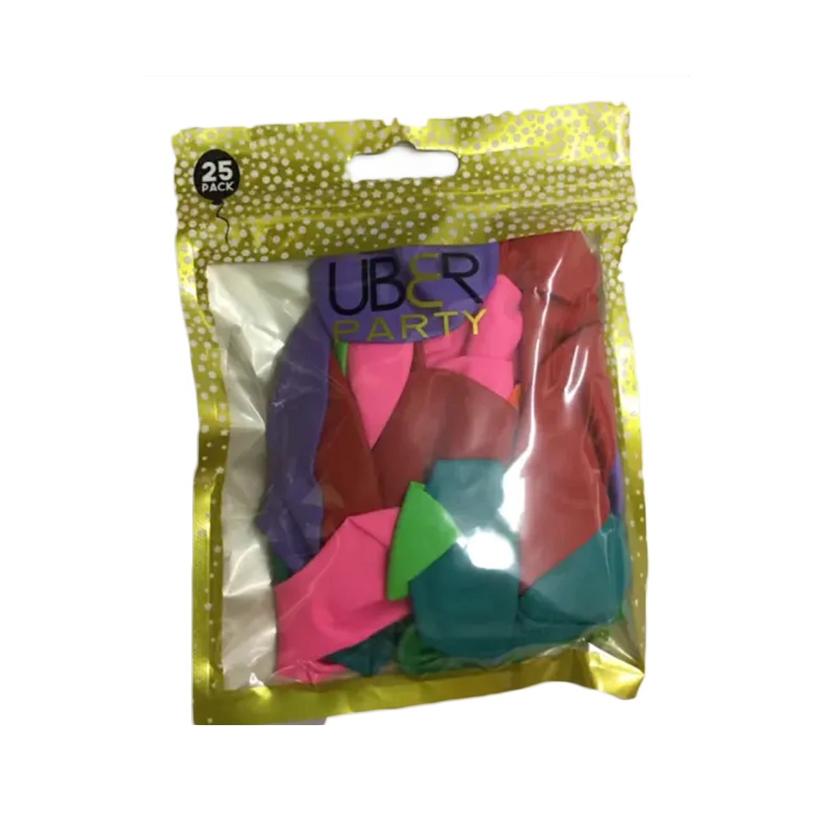Uber - Assorted Balloons | 25 Pack