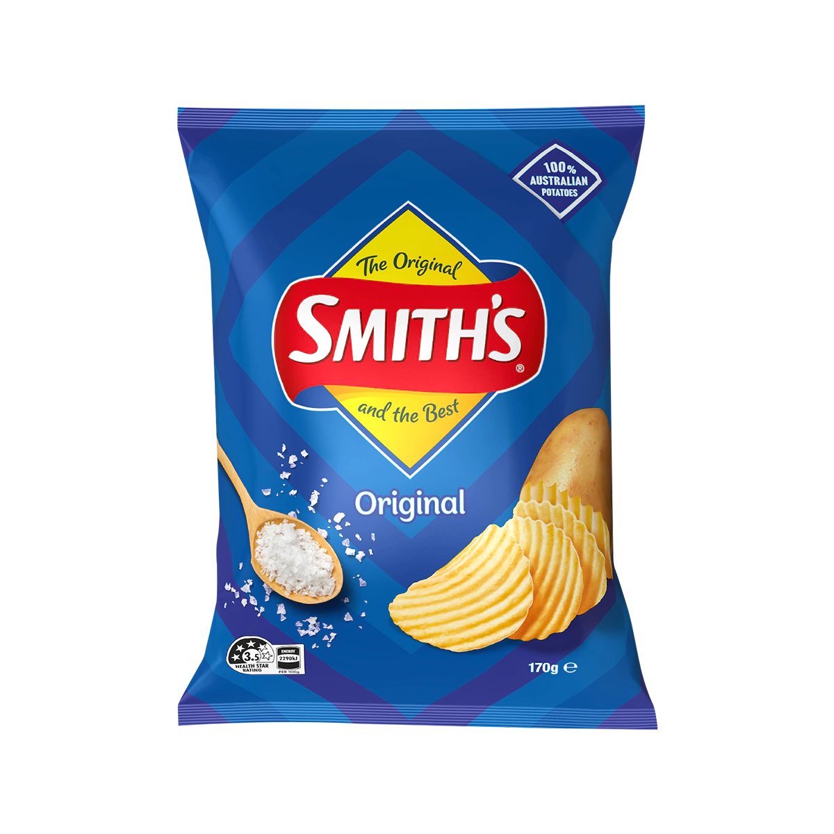 Smiths - Crinkle Cut Potato Chips Original | 170g