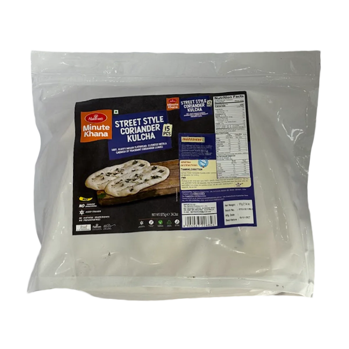 Haldiram's - Street Style Kulcha (Road Side) 8pcs | 975g