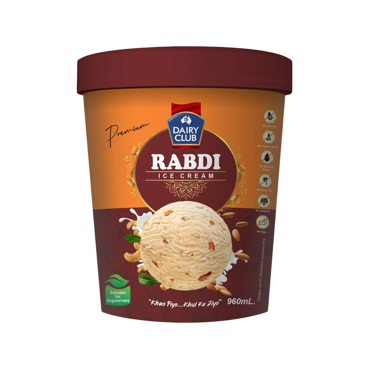 Dairy Club - Rabdi Ice Cream Tub | 960ml