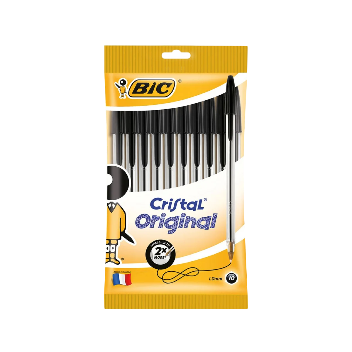 Bic - Cristal Original Ballpoint Pens Black | 10 Pack