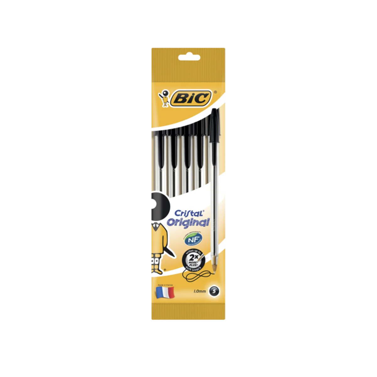 Bic - Cristal Original Ballpoint Pens Black | 5 Pack