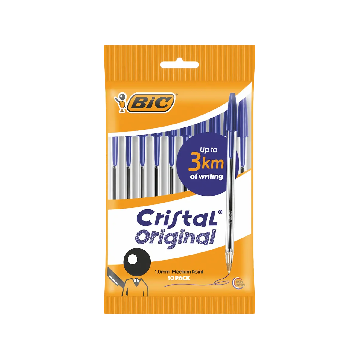 Bic - Cristal Original Ballpoint Pens Blue | 10 Pack