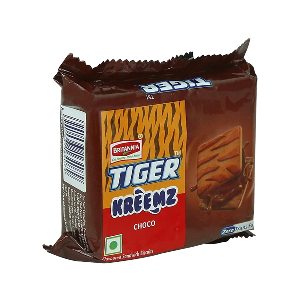 Britannia - Kreemz Choco Tiger Biscuits 75gx4 Value Pack | 300g