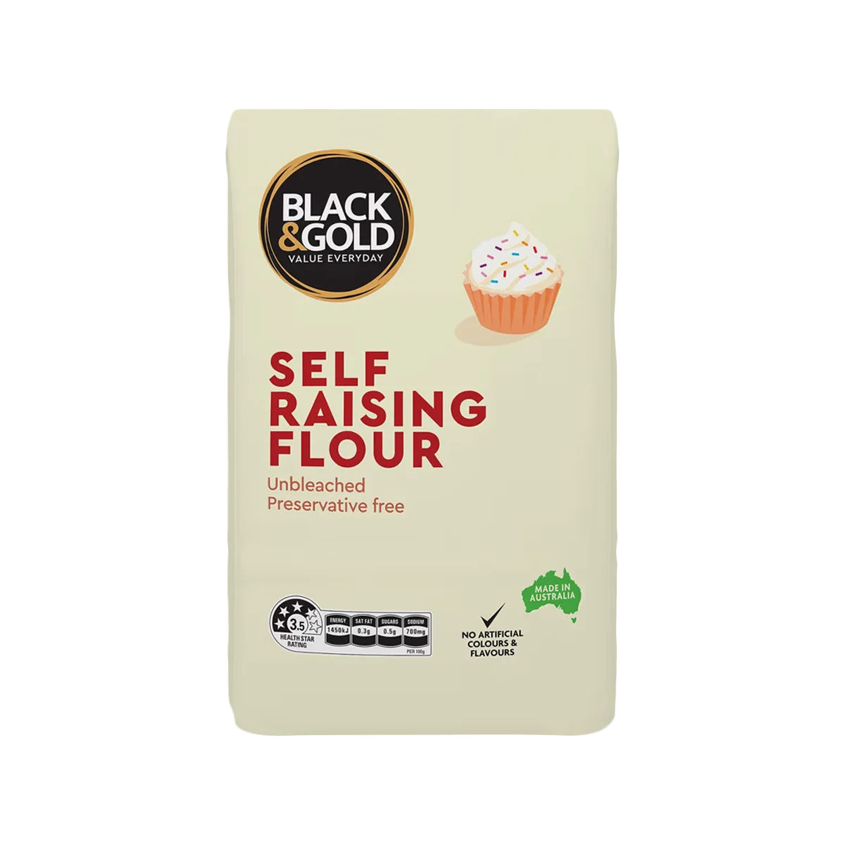 Black & Gold - Self Raising Flour | 1kg