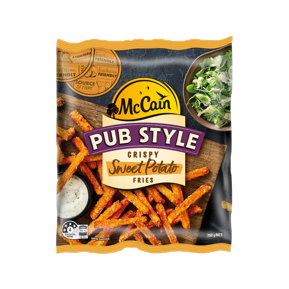 McCain - Pub Style Sweet Potato Straight Cut | 750g