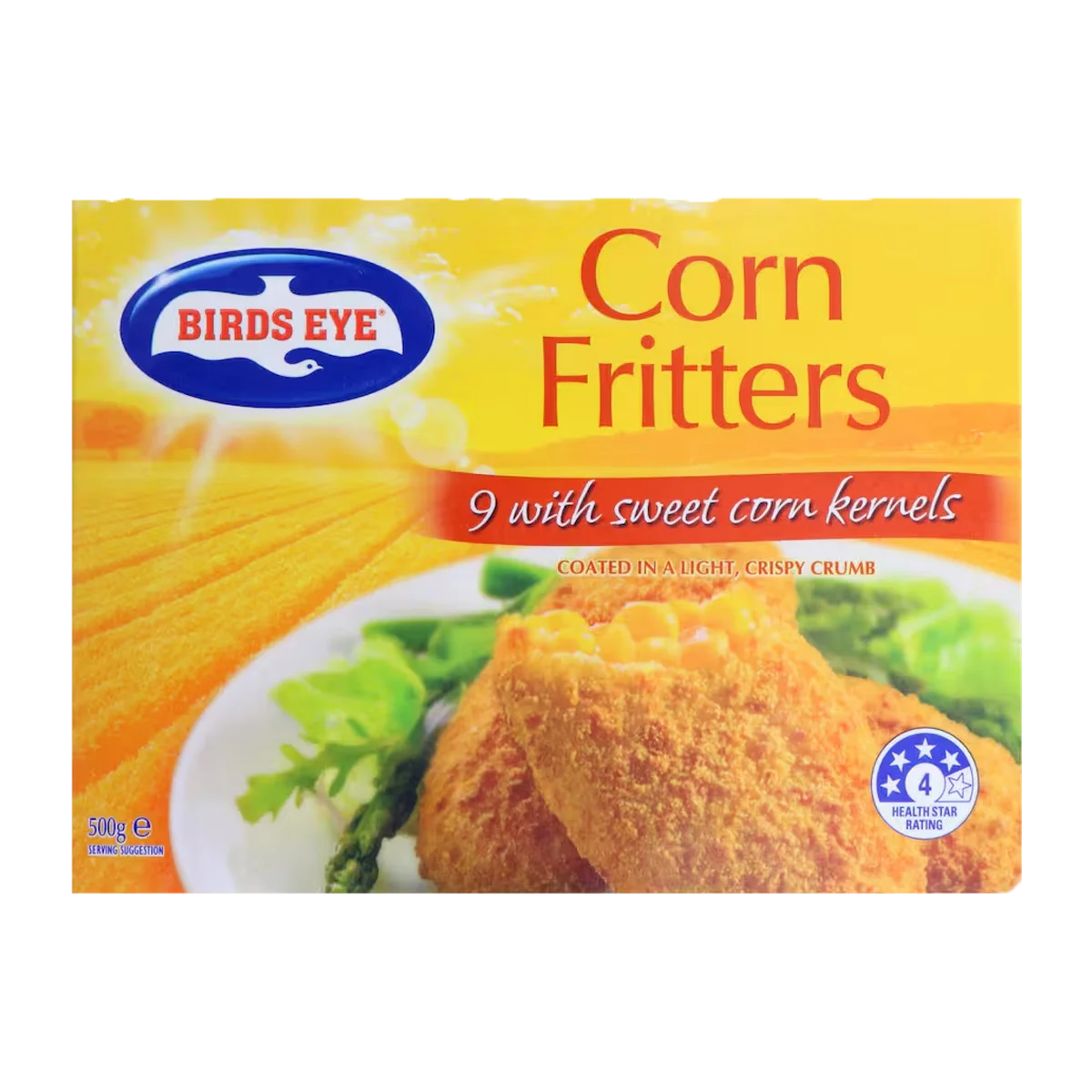 Birds Eye - Corn Fritters With Sweet Corn Kernels 9 Pack | 500g