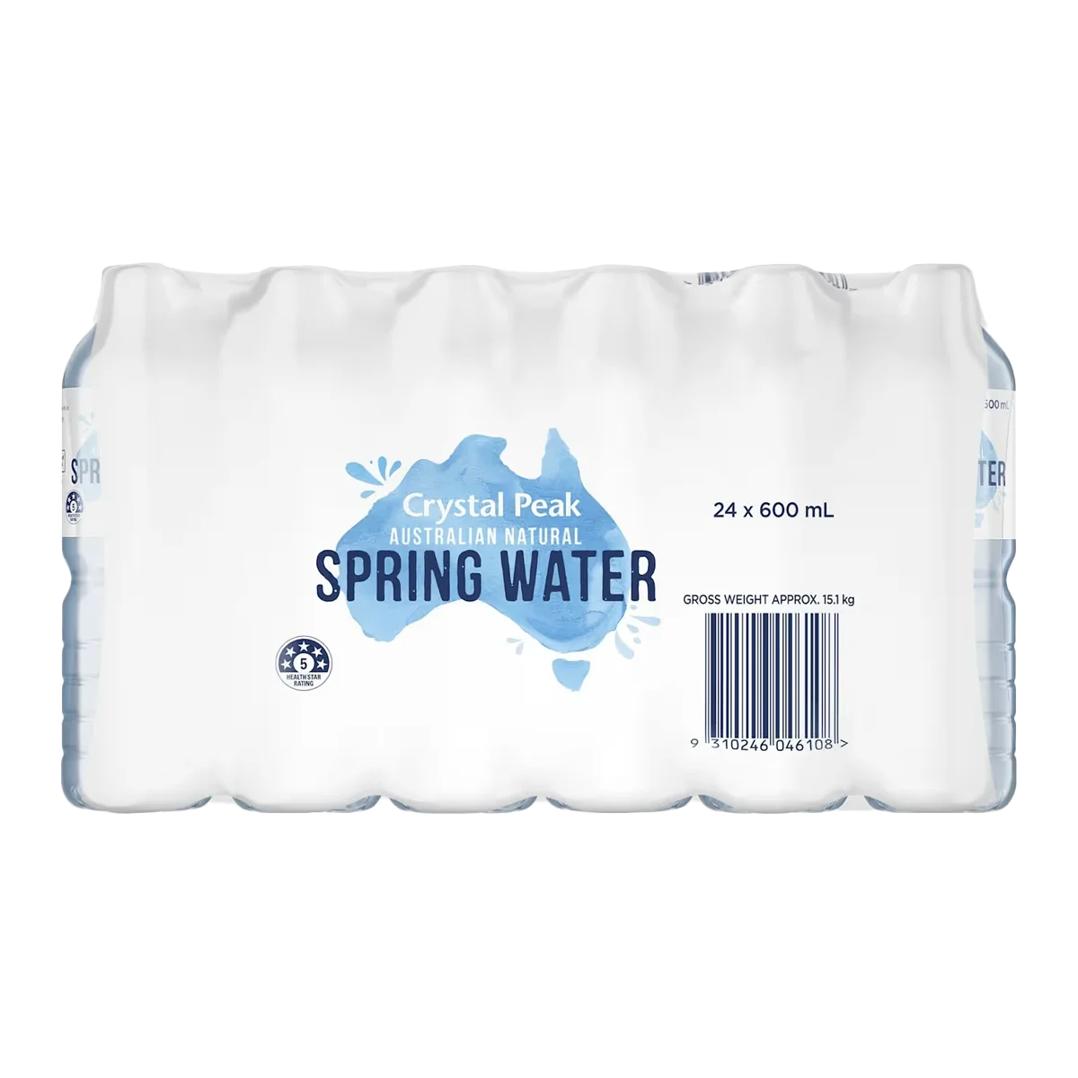 Crystal Peak - Spring Water 600ml | 24 Pack