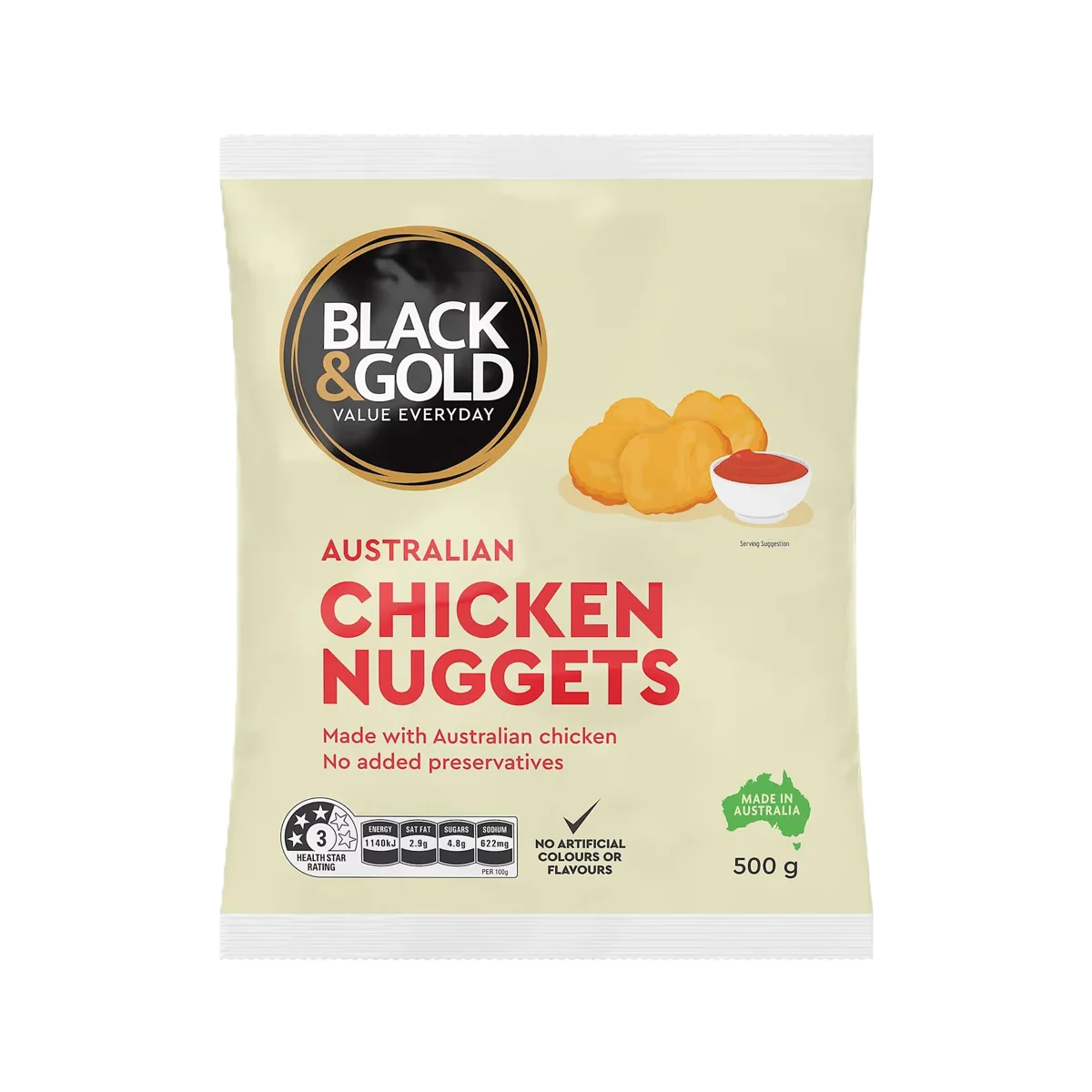 Black & Gold - Chicken Nuggets | 500g