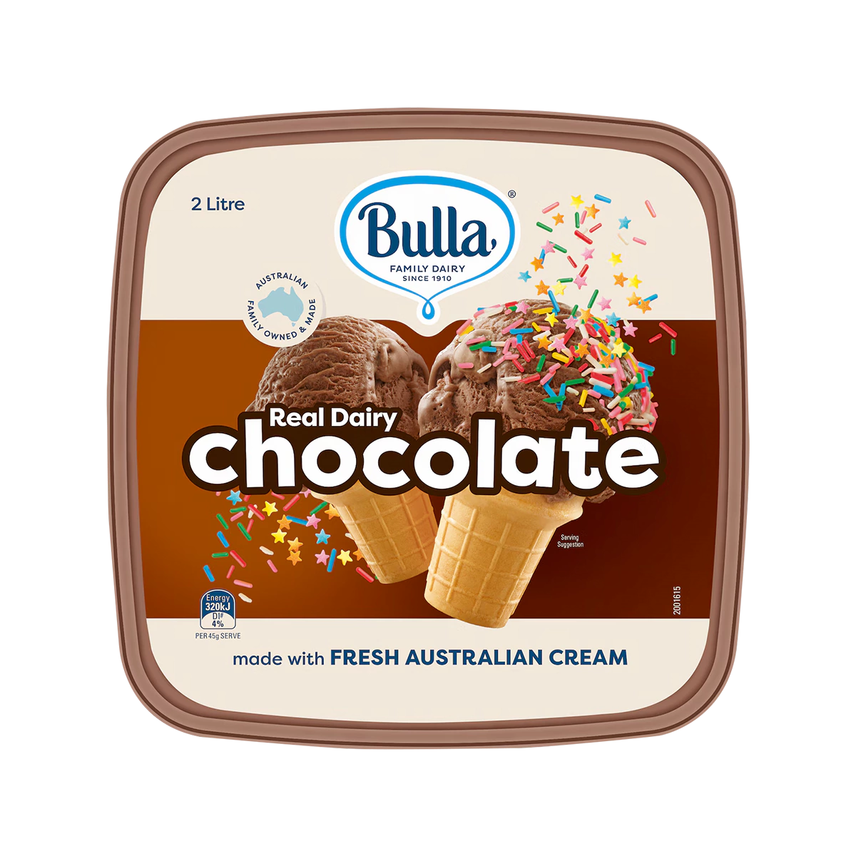 Bulla - Real Dairy Chocolate Ice Cream | 2L