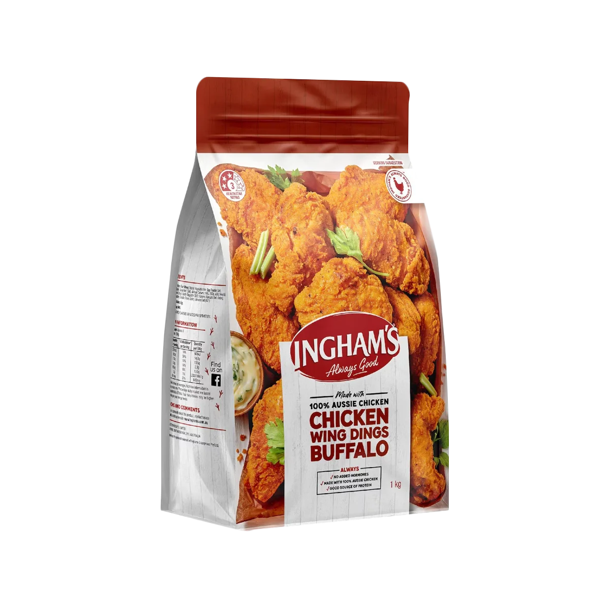 Ingham - Buffalo Chicken Wing Dings | 1kg