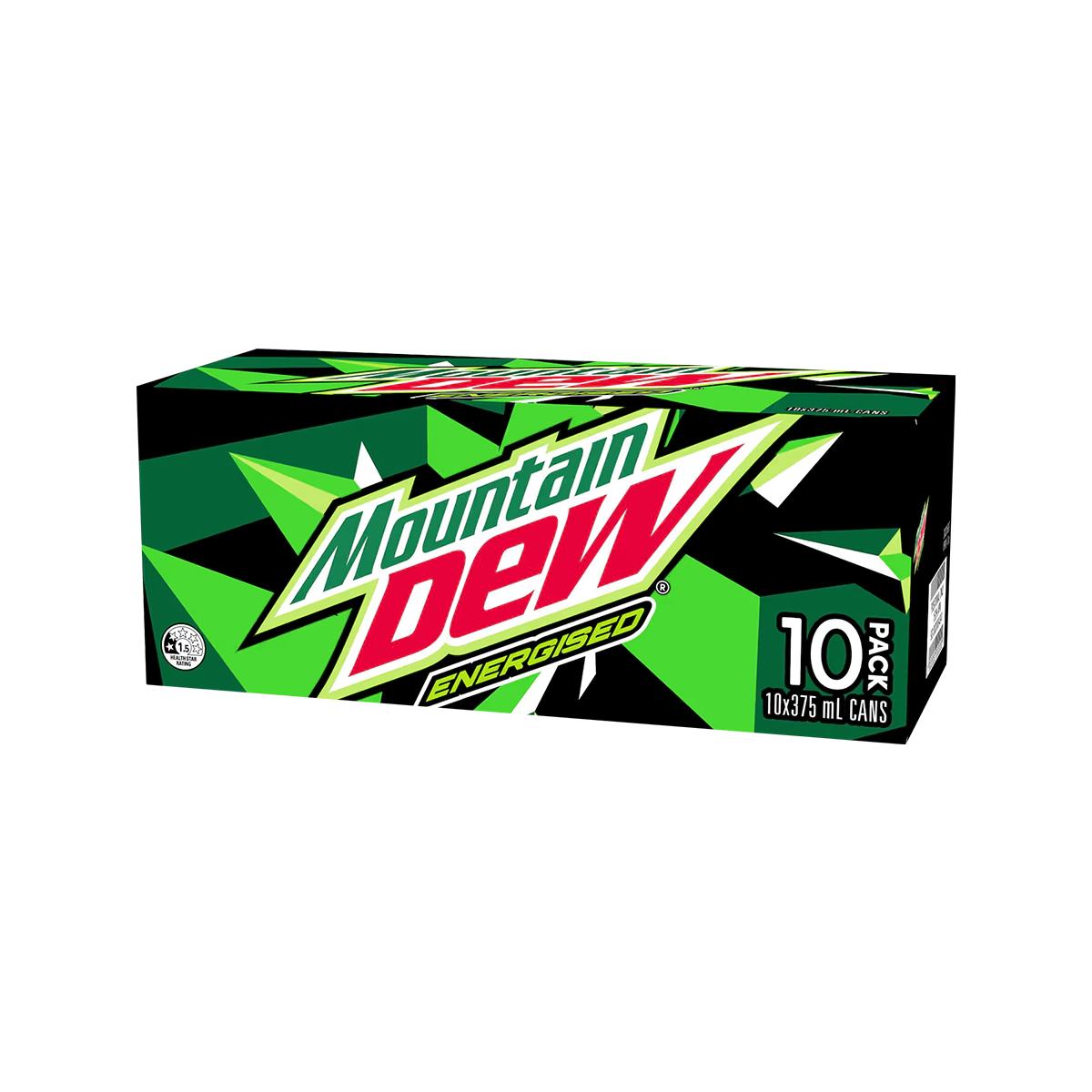 Mountain Dew - Citrus Energised Soft Drink Cans 10x375ml | 10 Pack
