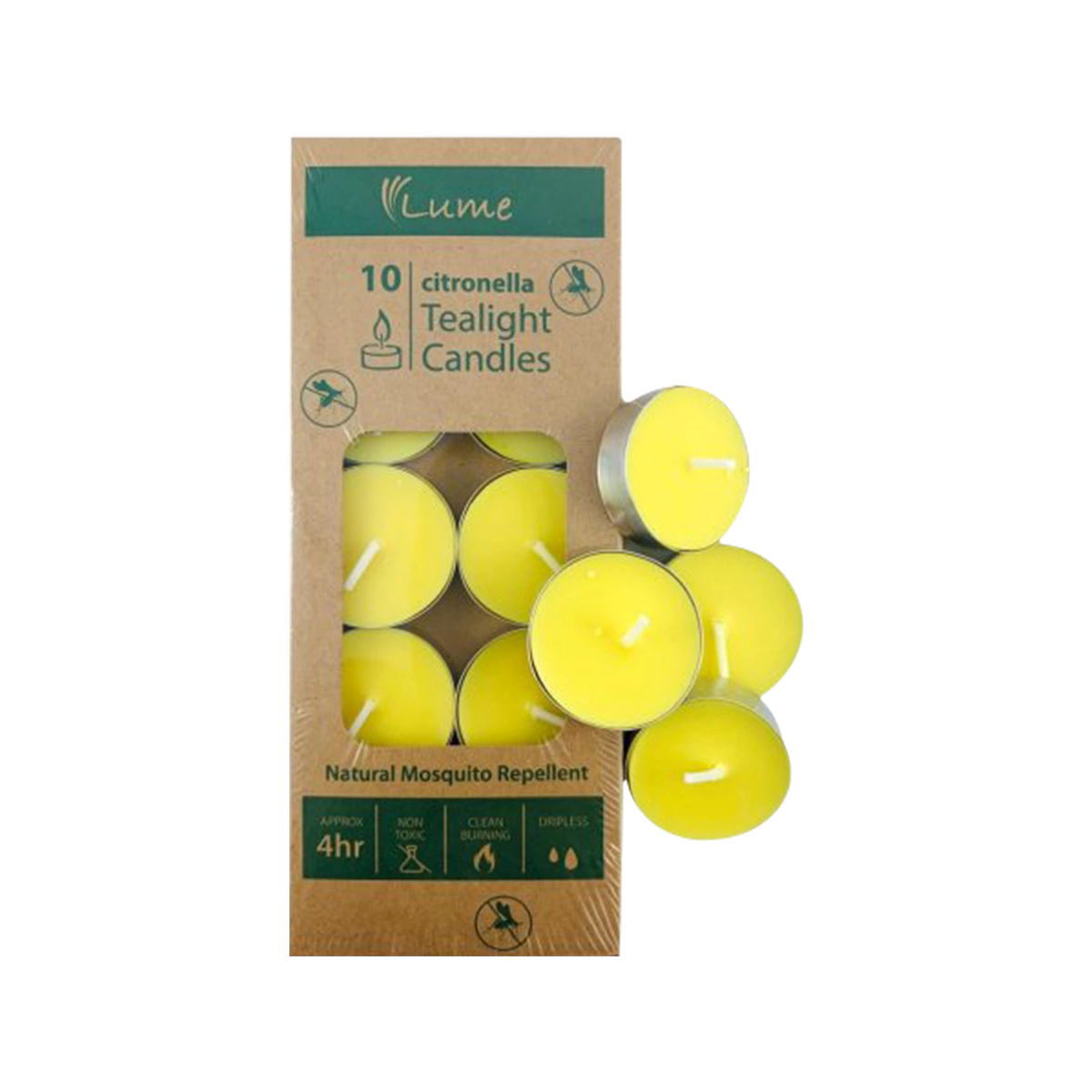 Lume - Citronella Tealight Candles | 10 Pack