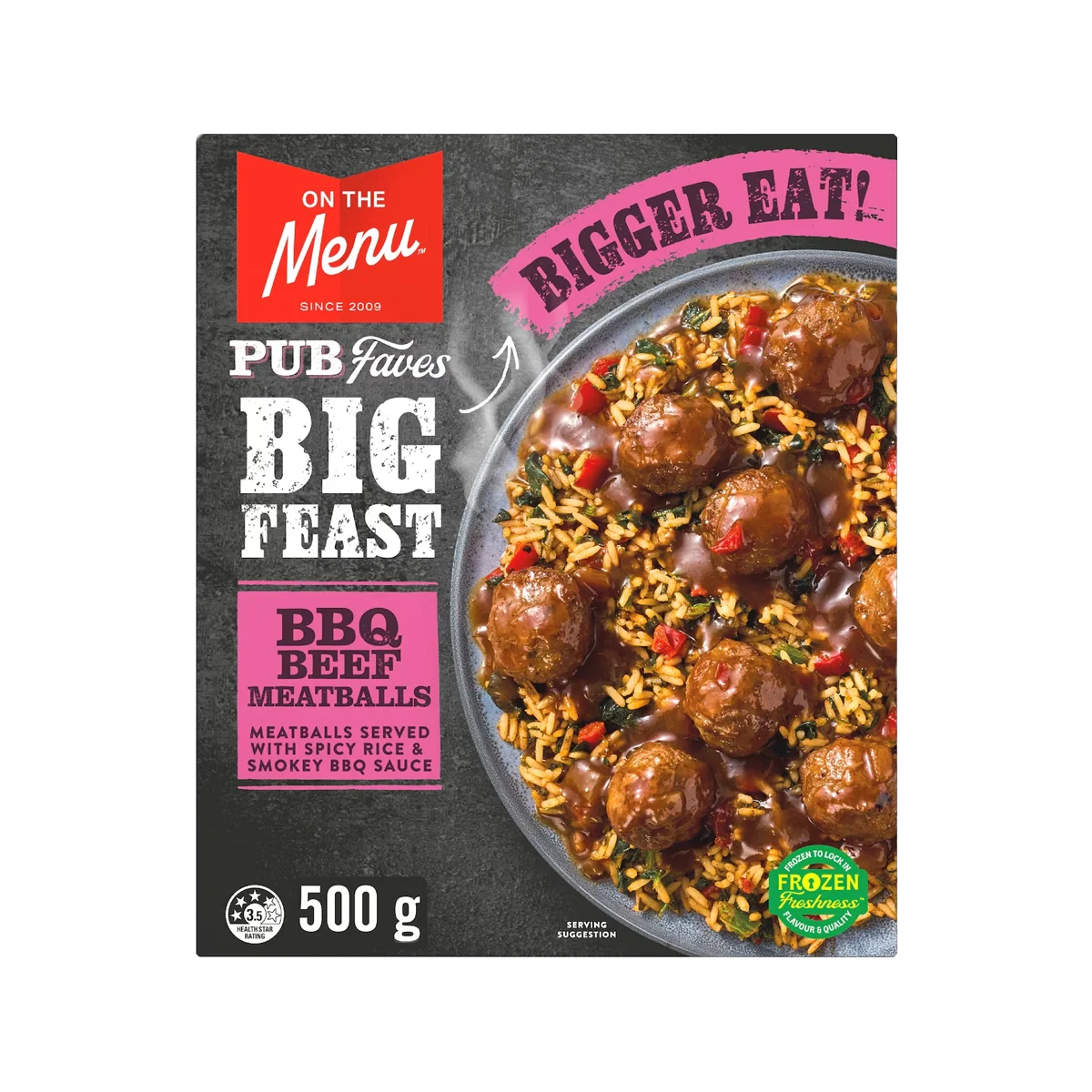 On The Menu - Smoky BBQ Meatballs With Spicy Rice | 500g